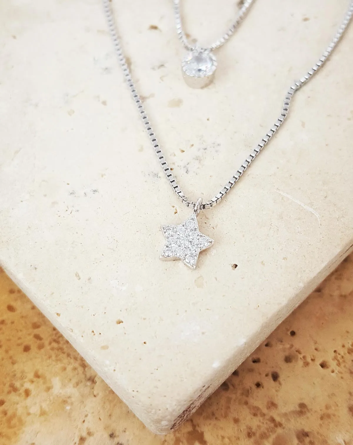 Diamond Star Necklace