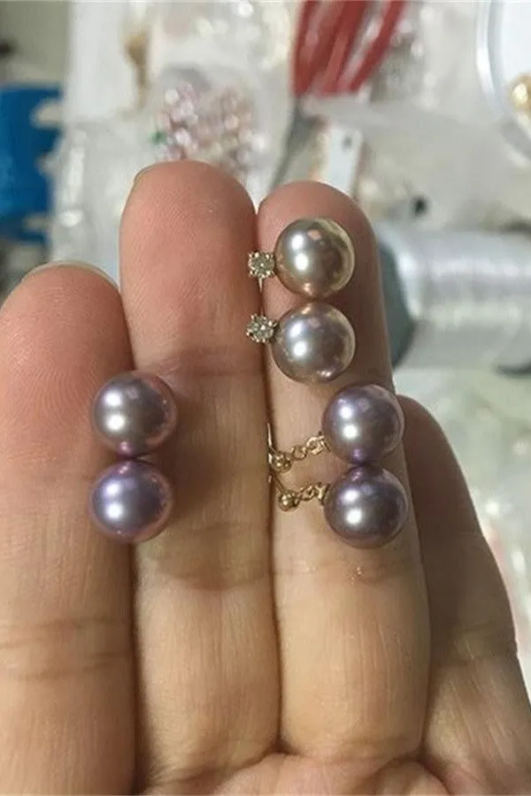 Various Bright Round Fresh Water Real Loose Pearl P31